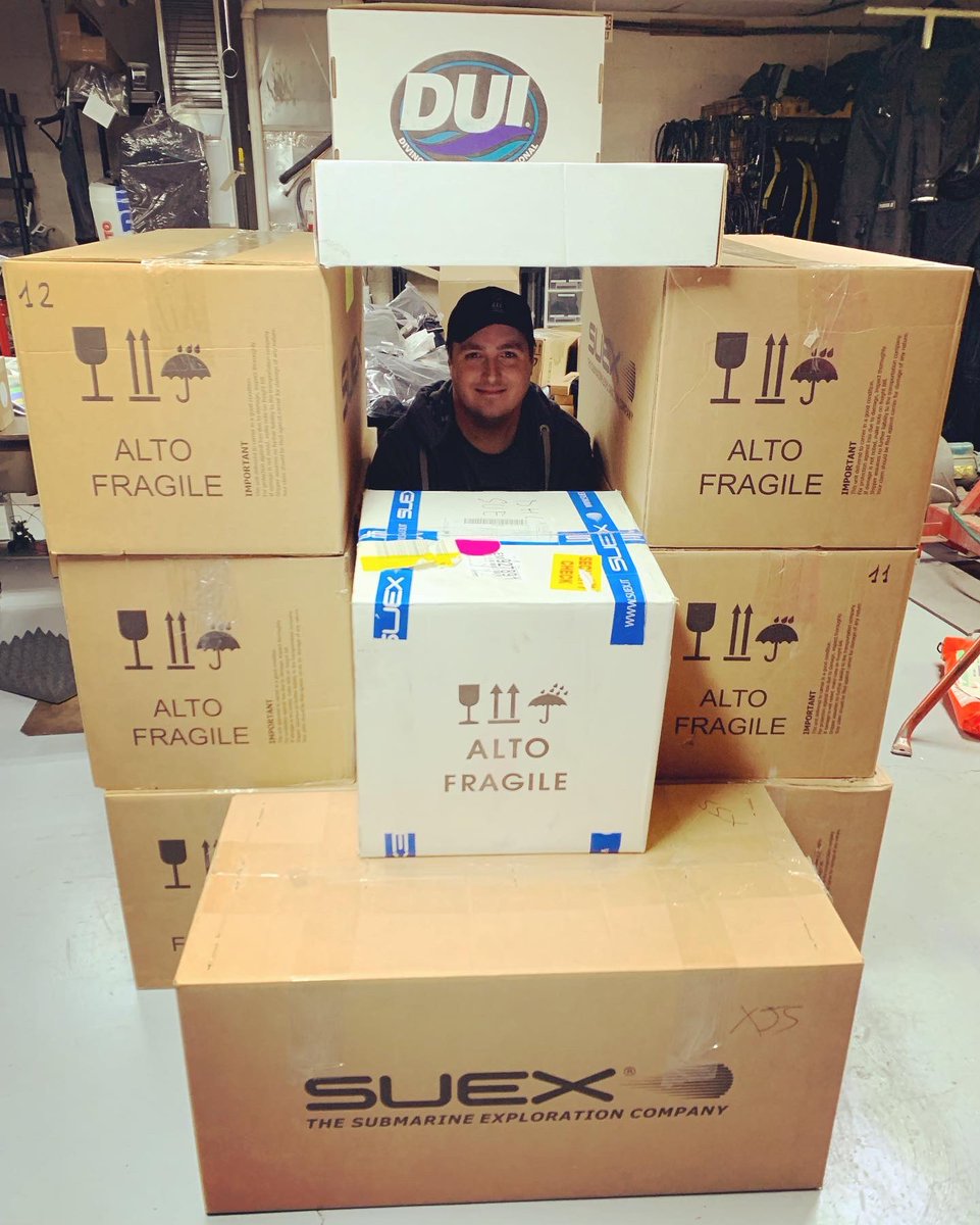 Sometimes you have to have a little more fun at work and harness your creativity for nonsensical things.  Matt ( <a href="/divesith/">Matt Mandziuk</a> ) is really good at that, as he built a beautiful house out of dive scooters.
#scuba #random #ddsdivers