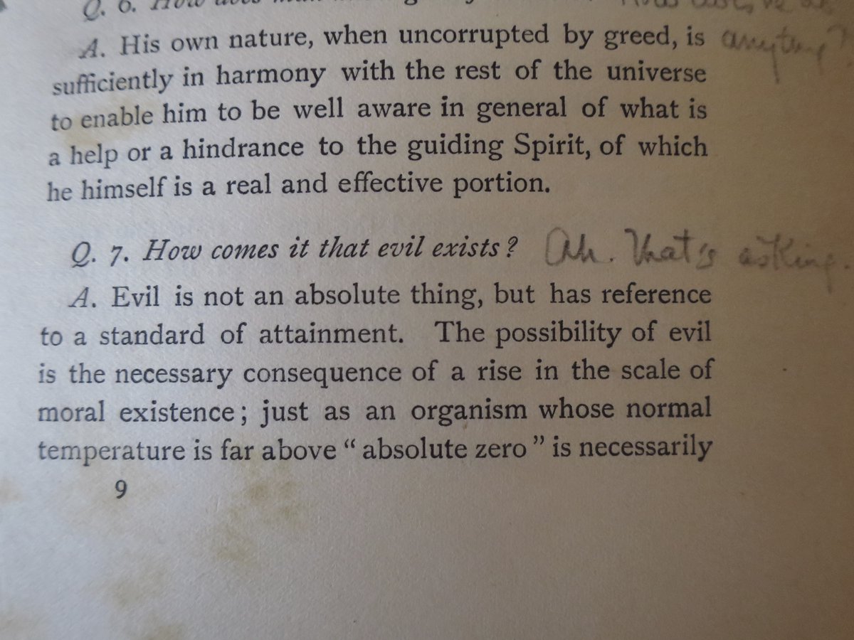 Chesterton answers the question ‘How does man know good from evil?’ with another question ‘How does he do anything?’ And Lodge’s question ‘How comes it that evil exists?’ (Lodge, 1907, p. 129) is met with Chesterton’s answer: ‘Ah. That’s asking’