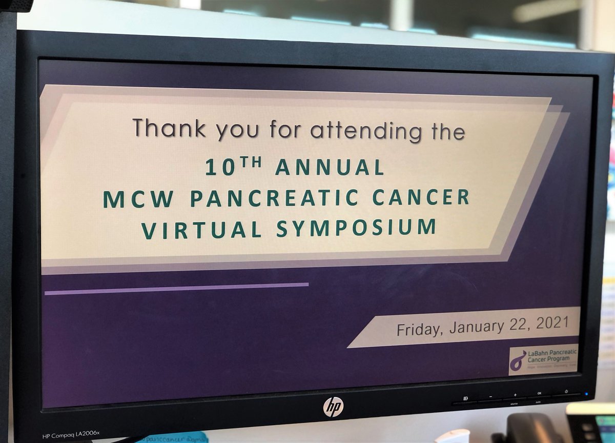 MCWPancProgram's tweet photo. 👁️👄👁️LIVE view of the MCW 10th Annual #PancreaticCancer Virtual Symposium today, JAN 22, from 8AM to 2PM!!!!

@MCWSurgery @MCWRadOnc @MCWCancerCenter @MedicalCollege https://t.co/DYBan6q5UK