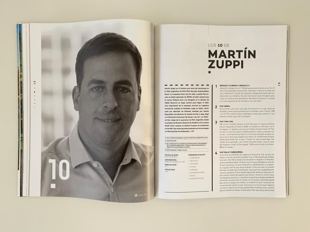 La periodista y conductora <a href="/aleamartinez/">Ale Martinez</a> ; <a href="/MartinZuppi/">Martin Zuppi</a>  (Director de FCA Argentina) y el periodista de autos <a href="/GabrielTomich/">Gabriel Tomich</a>  nos cuentan cuáles son los 10autos que marcaron sus vidas. 
Comprá la nueva #MiuraMag aquí: bit.ly/39SiFaT