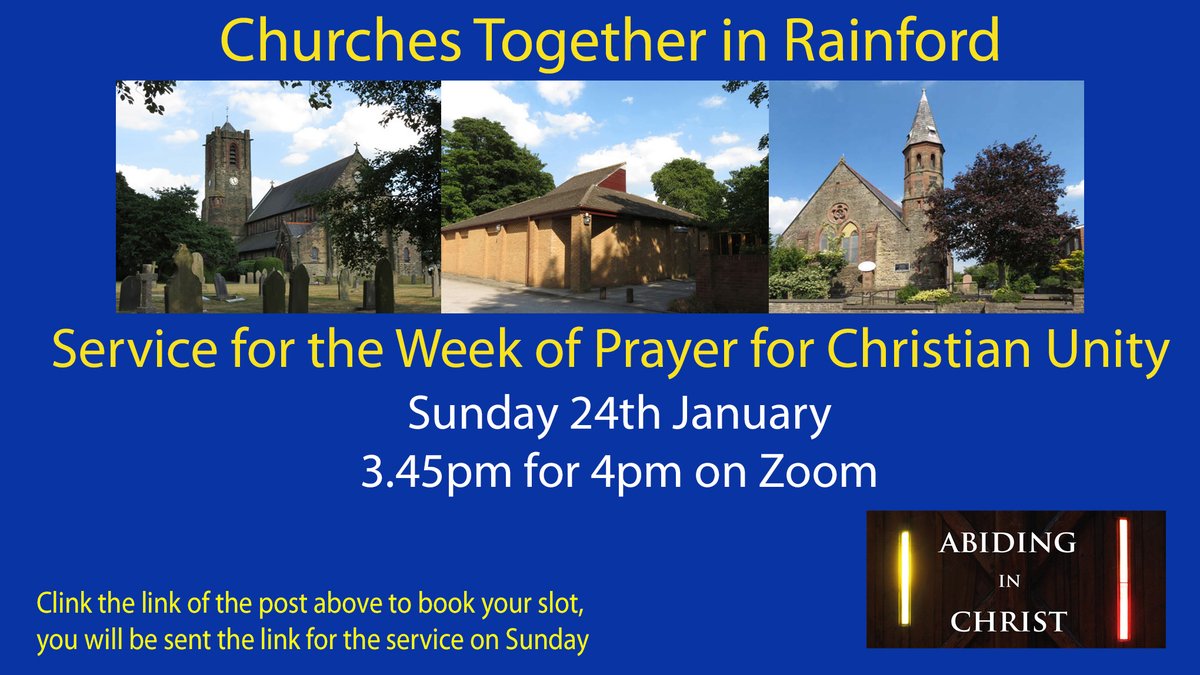 Christian Unity. Use this link to request a Zoom link to the service. forms.gle/7tMch3oMWDkpfy…