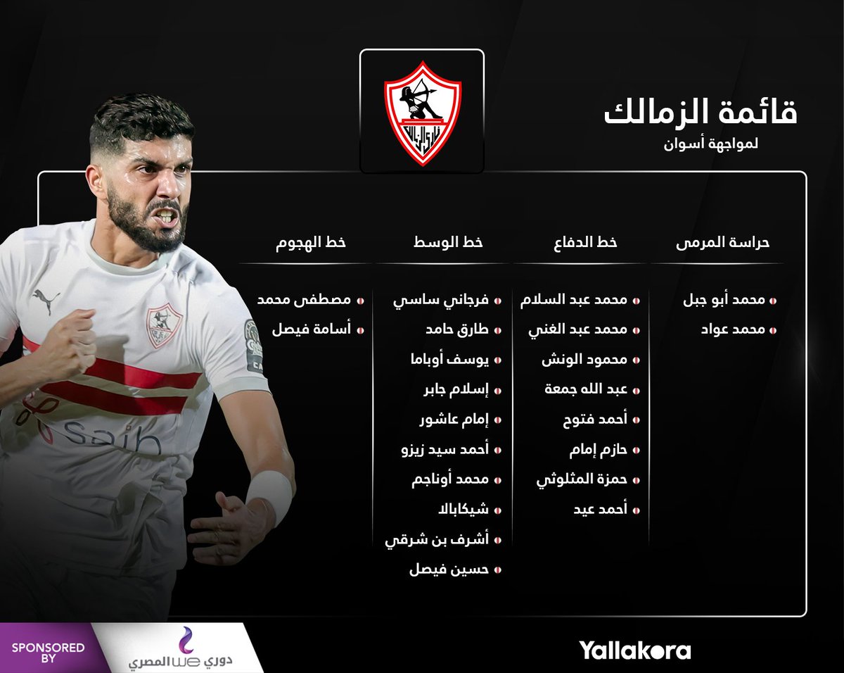 محمود علاء يغيب عن قائمة الزمالك لمواجهة أسوان ️ دوري وي المصري