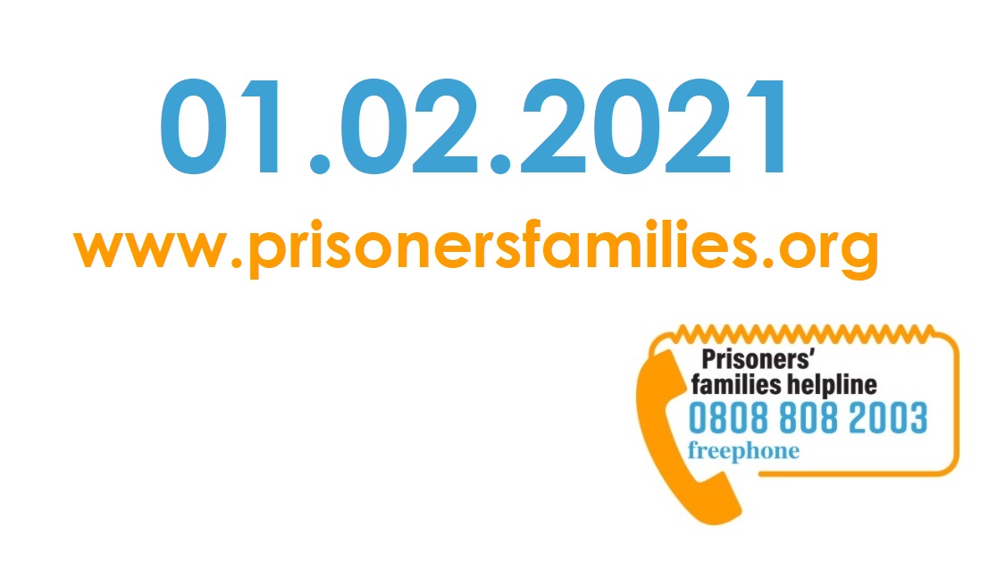 Did you guess? We’re launching the brand new Prisoners’ Families Helpline website on Monday! We can’t wait to show you the new-look site, full of useful information for anyone affected by the criminal justice system. The website address will be the same: prisonersfamilies.org