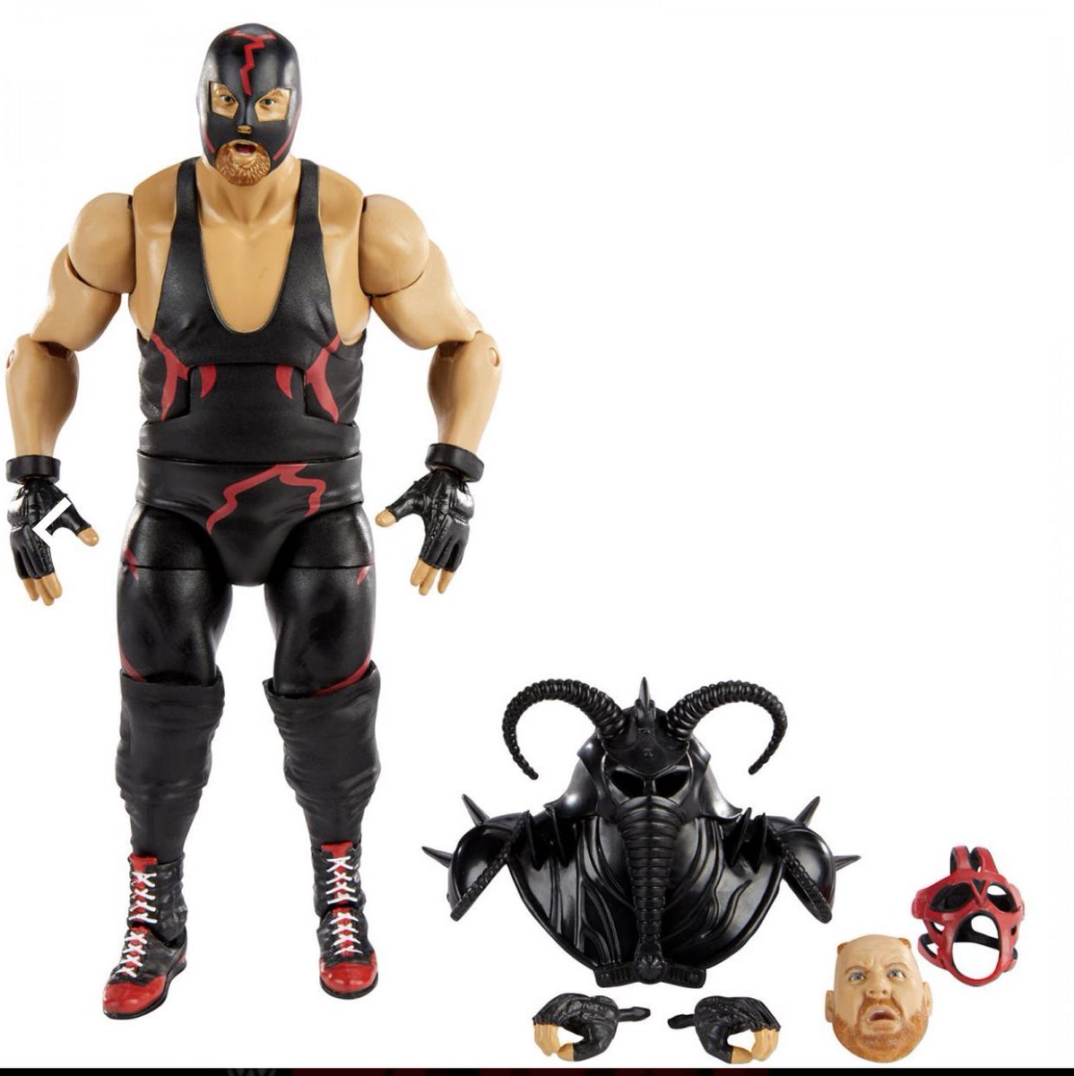 WWE Mattel Elite 31 Big Van Vader Figure Flashback WCW With Helmet Mask ...