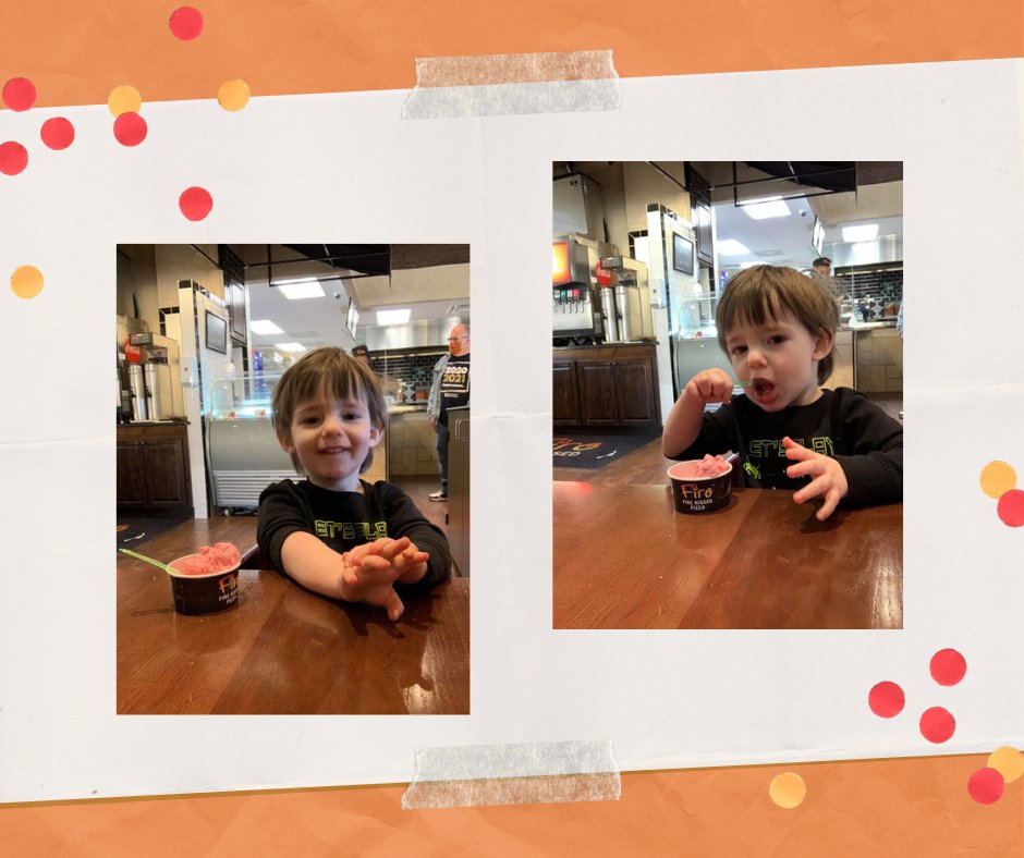 That look you get when someone asks if they can have a bite of your gelato… “Okay, maybe just a small one.” 😉  #Yummy