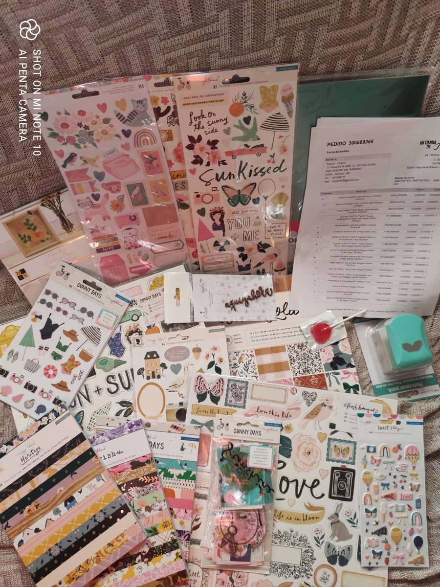 Preciosidades ya en casa 🥰🥰😍😍🤗🤗 gracias a <a href="/Mitiendadearte/">Mi tienda de Arte</a> #tengomipiruleta #ilusionmax