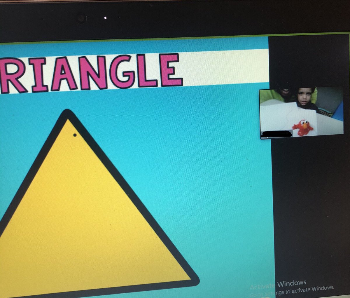 This Little Lancer taught Elmo all about 🔺 today 🤣 #littlelancerspk