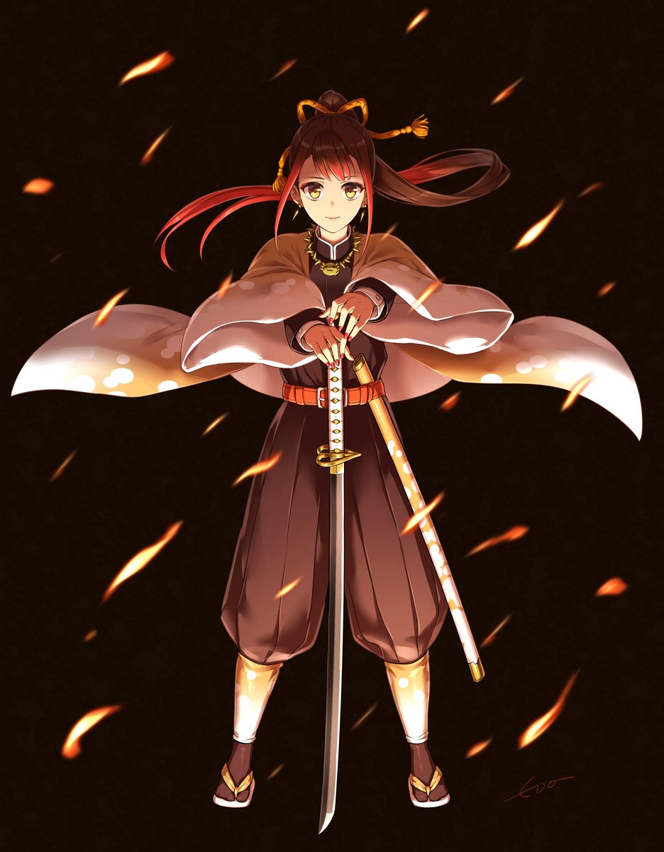 Project Shovelモカちゃんの 炎 歌ってみたのイラストを描かせていた 𝐄𝐃𝐎 単行本発売中 のイラスト