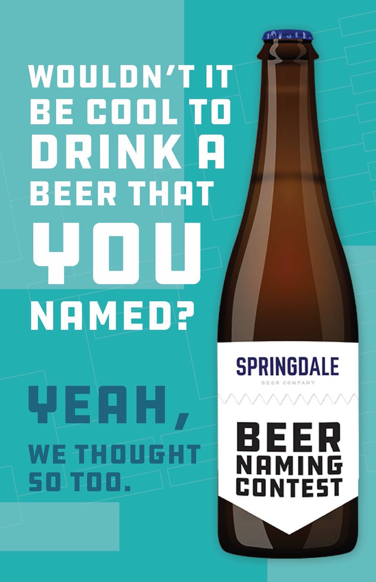 We have a peach sour that’s been aging in wine barres, &amp; we need you to name it! Follow to link &amp; listen to our Director talk about the beer, get inspired, &amp; submit your name ideas!  

springdalebeer.com/2021/01/name-o…
