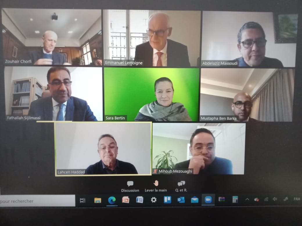 PositiveAgendaA's tweet photo. 1⃣ Débat très dense et intéressant sur le #financement de la #relance #économique en #Afrique organisé par le #RIEMAS, @EuromedFes_BS et @Challengemaroc. 
@AfDB_Group, @MoustafBenBarka (@boad_official), @Lahcenhaddad, #ZouhairChorfi. https://t.co/KT1XGmqVSq