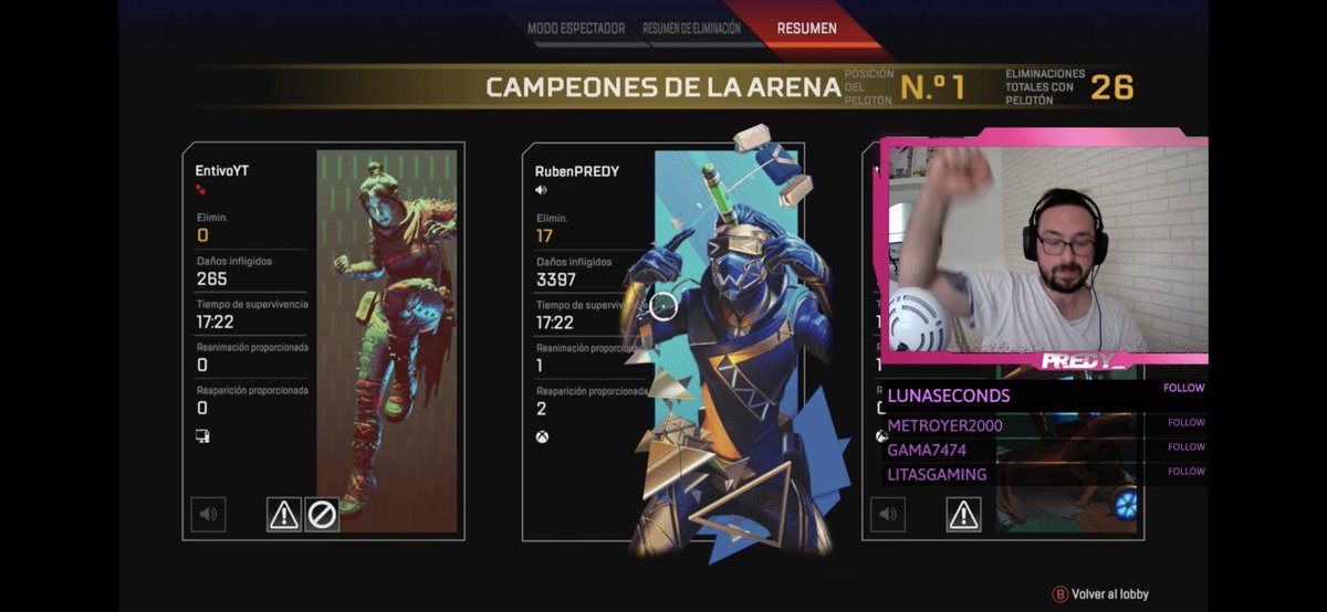 impredy's tweet photo. Si quieres ver partidones así de #apexlegends no dudes en entrar aquí 

https://t.co/dwG5TKSklu https://t.co/ntHW4e2yba