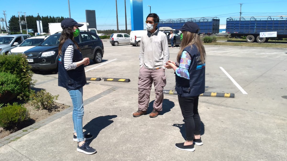 Con la implementacion de la estrategia #CuadrillasSanitarias #EnTuRuta en Pronto Copec tendremos diálogo directo con personas para informar sobre temáticas asociadas a la pandemia de #covid19 como #ResidenciasSanitarias #BúsquedaActivadeCasos #Fiscalizaciones entre otras