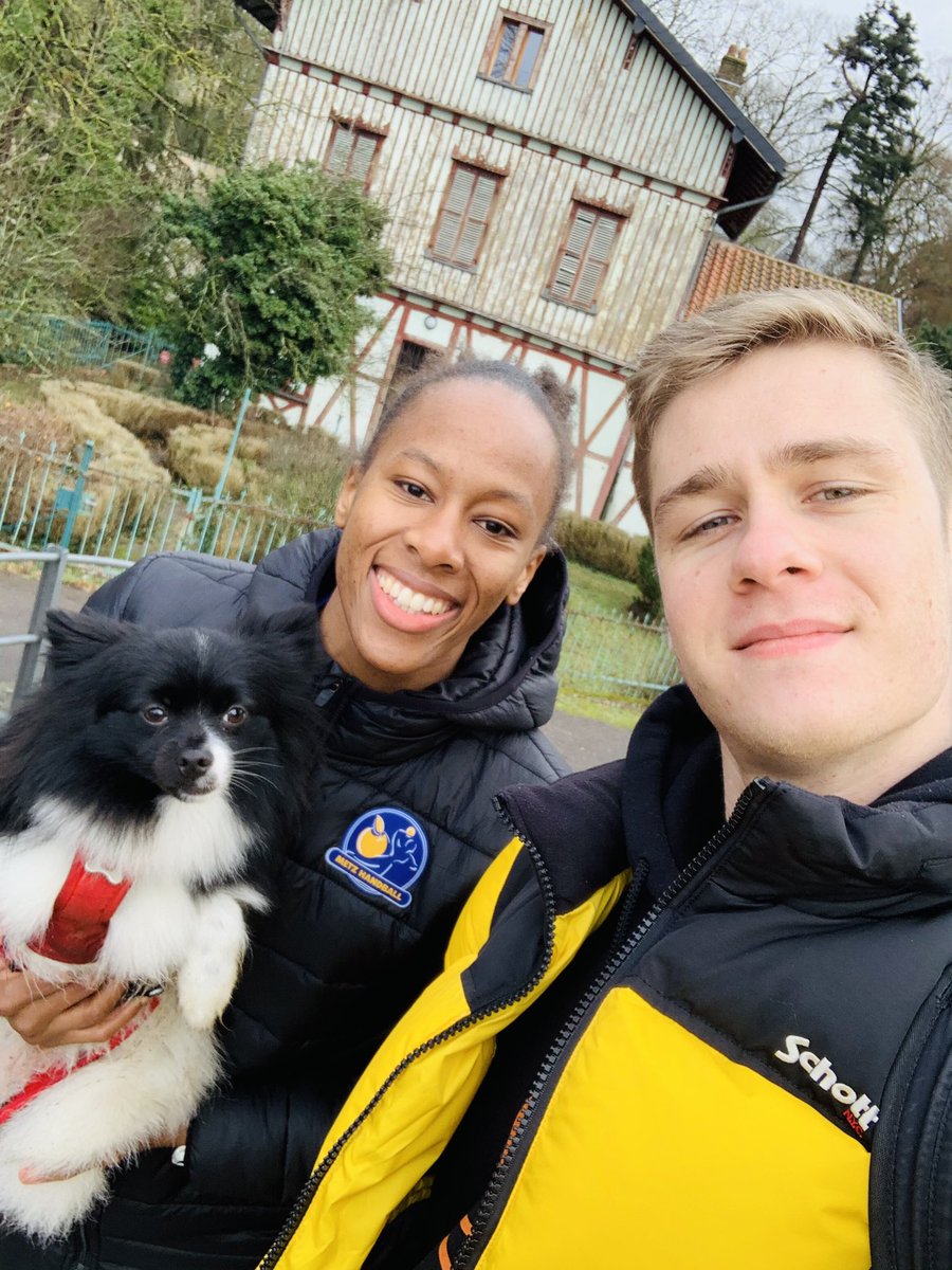 Superbe journée de tournage avec Orlane Kanor, joueuse de <a href="/FRAHandball/">Equipes de France de Handball</a> 🌈