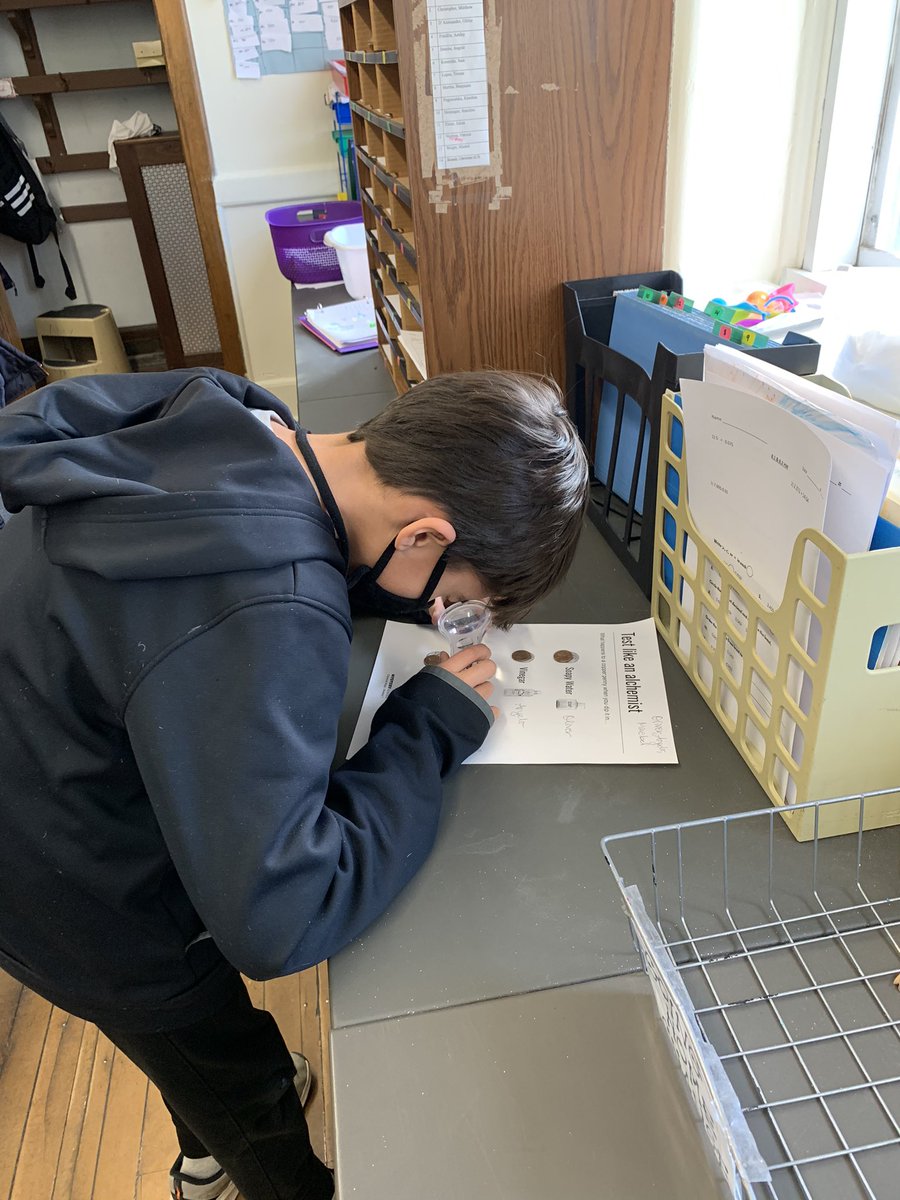 DebNovick's tweet image. We had a great time exploring Matter through Mystery Science. #alchemists #thinkers #handsonscience