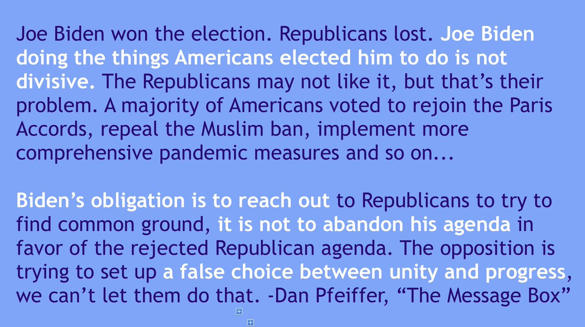 kittywhumpus's tweet photo. @danpfeiffer’s “The Message Box” is a good read to combat all those ridiculous bad takes we knew were coming. https://t.co/yOnlQi4Exg https://t.co/Hle3sEYXtN