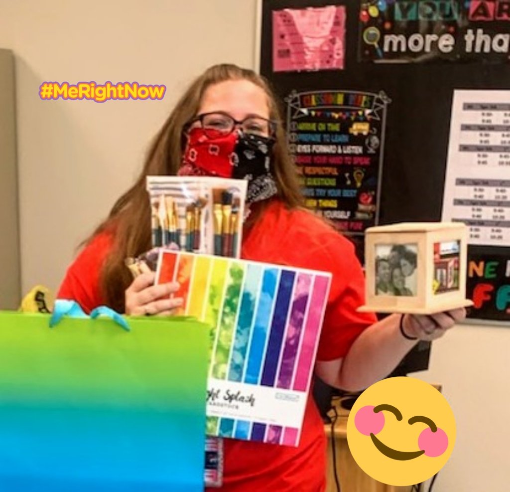 c_zillmann's tweet photo. @Smsvcs1 SMS Electives (my people ๐ค) rounded out the week of spoiling!! Thank you friends!! I seriously love you all!! ๐ฏ๐๐ฅณ #bestweekofschool #iloveSMS #BESTcoworkersandfriends https://t.co/h3ZU8Se3kq