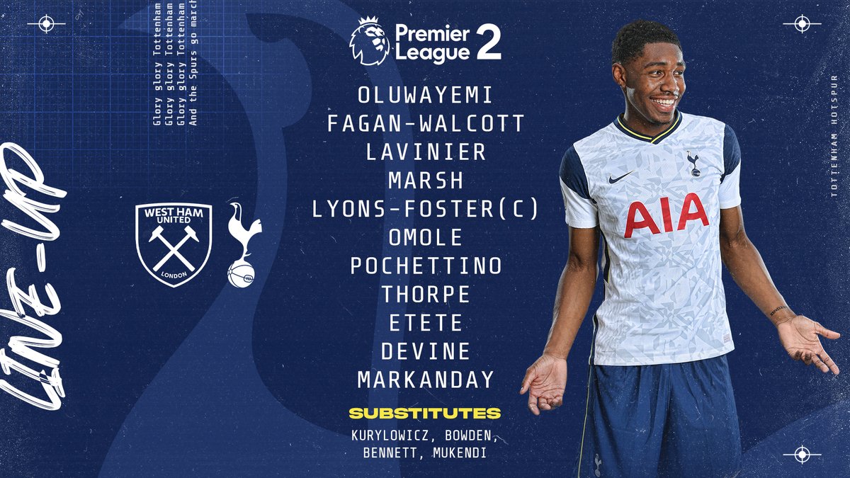 Tottenham Hotspur Our U23s Are In Pl2 Action At West Ham This Afternoon Ko 4pm Uk Here S How We Line Up Thfc Coys T Co Ohmvtfrfzh Twitter