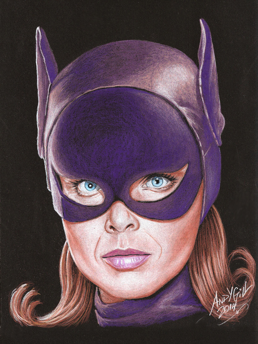 Andy_Gill48's tweet photo. Prismacolor Premier color pencil on 8.5x11 inch each, on black Stonehenge print stock ( Yvonne Craig as Batgirl )   #Arting #illustration #Creating #AltronColorImaging #AndyGill   @Andy_Gill48   thank you https://t.co/AjQfZHFvzh