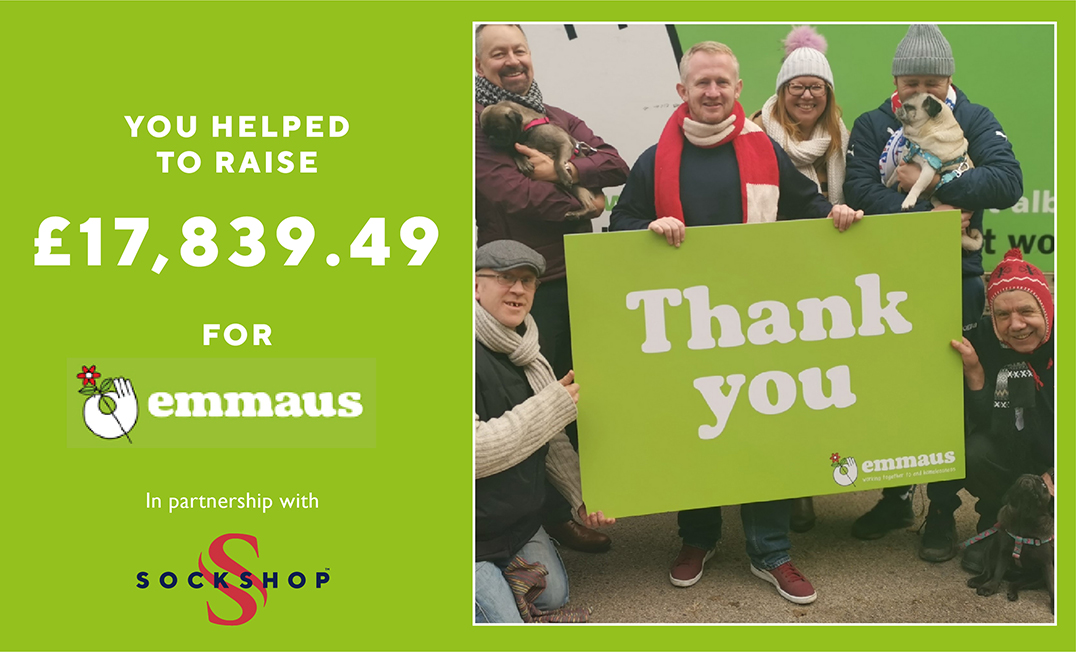 We are delighted to announce that the proceeds from the sales of our 2020 Advent Calendars raised £17,839.49 for @EmmausUK!
Thank you so much to everybody who helped to raise this incredible amount!
Read more on The SOCKSHOP Blog https://t.co/p71qLcUBbW https://t.co/sm1Odt1DQb