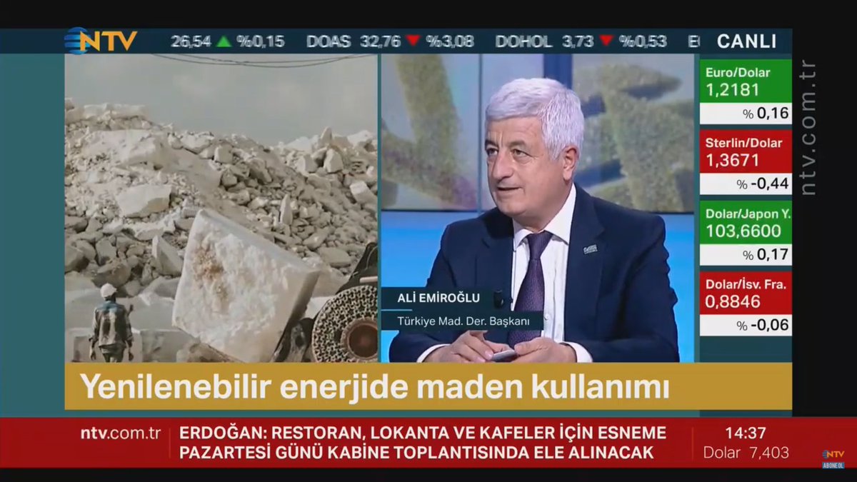 TMDMadenciler's tweet photo. Yönetim Kurulu Başkanımız Sn. Ali EMİROĞLU'nun 22 Ocak 2021 Cuma, NTV kanalında konuk olduğu Finans Kafe programını aşağıdaki linkten izleyebilirsiniz.
https://t.co/FxZckY2sYA https://t.co/dU7MlUGTlZ