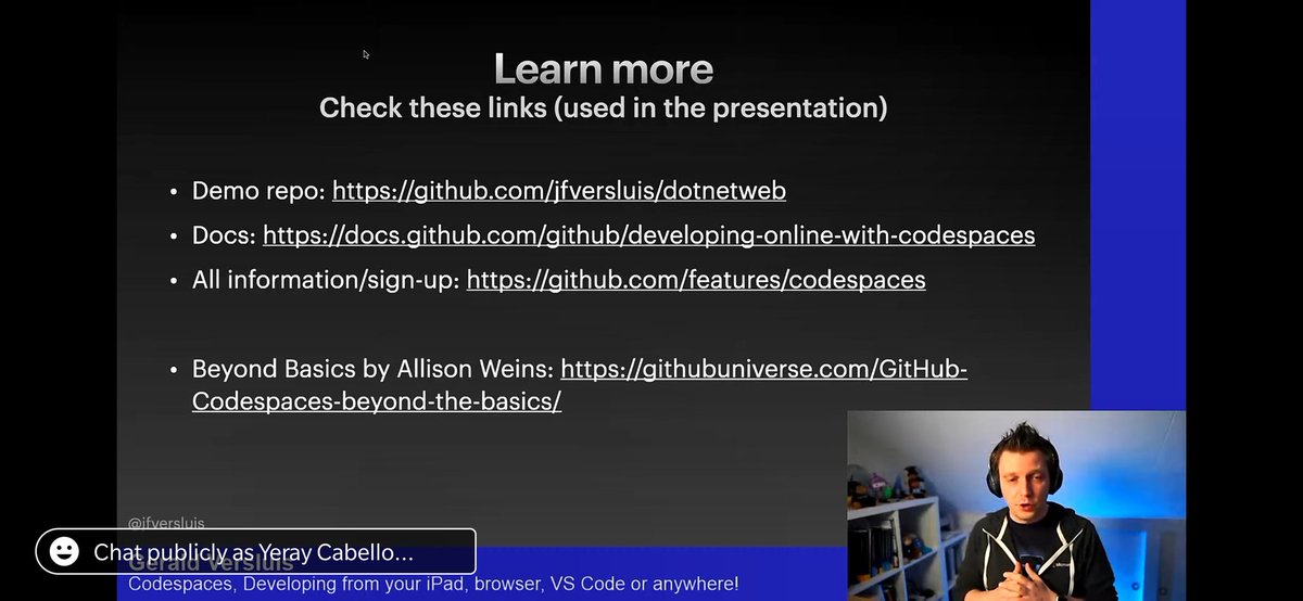 JYCabello's tweet photo. Definitely trying this.
@jfversluis @4Dotnet
#4dotnetconf https://t.co/jnSejgCpbT