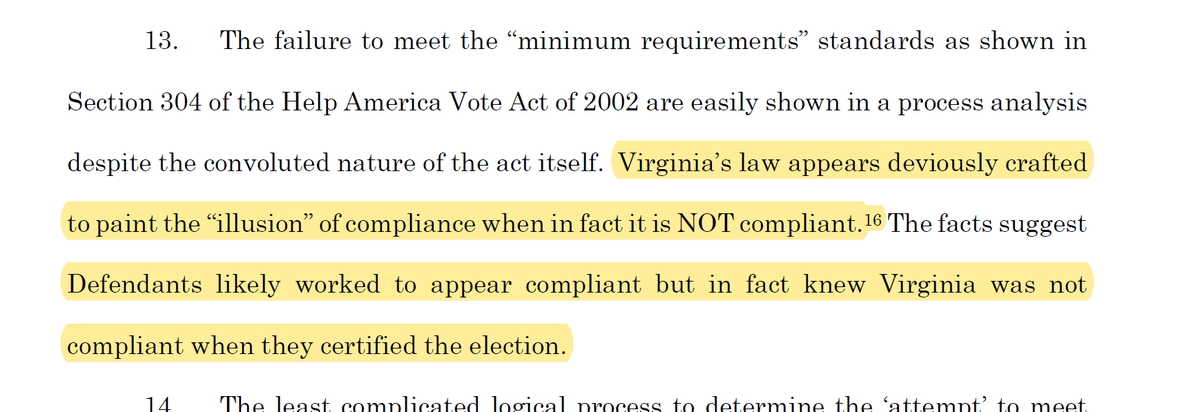 Why do I think that Virginia's law actually is compliant and it's just that seditious lawyers are also really bad at statutory interpretation? And maybe also at literacy?