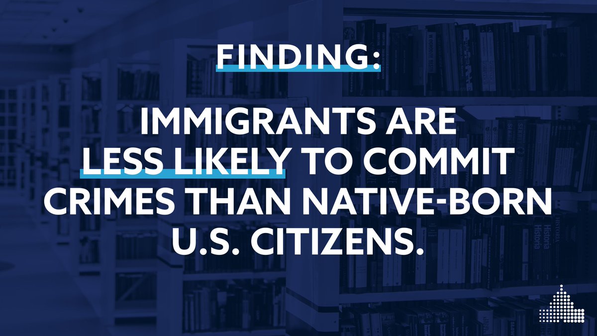 Individuals born outside the US are less likely to commit crimes than people born in this country.  http://bit.ly/icbrief&nbsp;  #saferforall 4/5