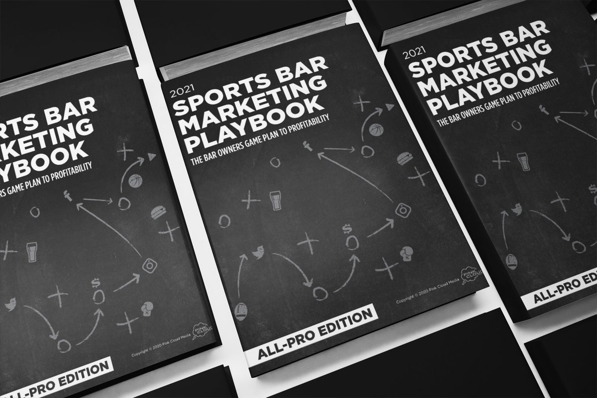 pinkcloudmedia's tweet photo. If you own a sports bar, the 2021 Sports Bar Marketing Playbook is an asset for your business. 

Click the link in our bio to learn more about this game changer. 

#ChangeYourGameplan https://t.co/RGh74aW1HP