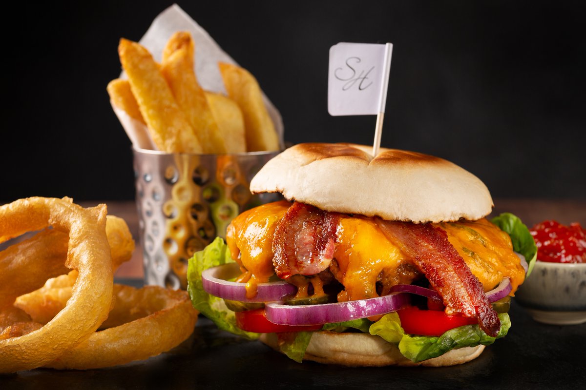 🌟 Our Stanley House at Home menu has been refreshed, so you can sink your teeth into something new, including crispy sesame beef pancakes, BBQ lamb ribs and Lancashire hotpot, while classics including our Fred's steak burger remain.

Simply call 01254 769240 to place your order.