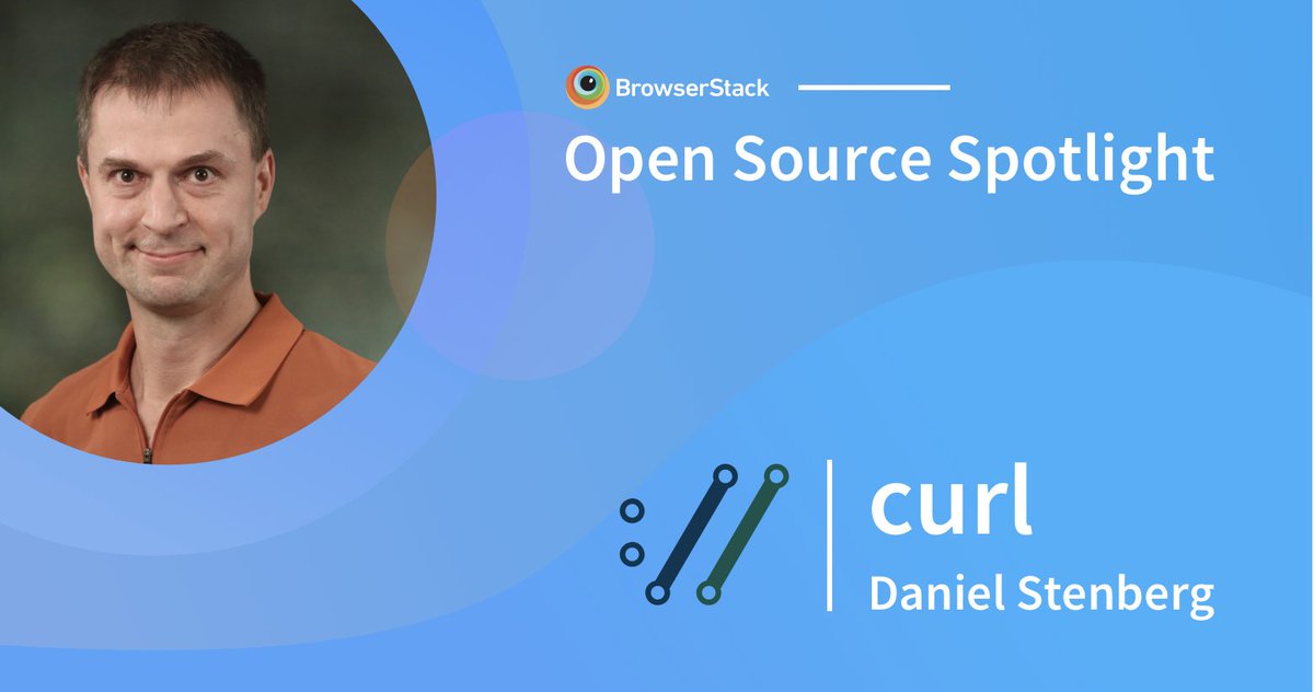 browserstack's tweet image. .@bagder, creator of curl command, talks about his motivation to work on curl for 25+ years and highlights 6 reasons that make curl so powerful and irreplaceable.👇

Read on: ow.ly/RhRo50ClGjQ
 
#OpenSource #CurlCommand