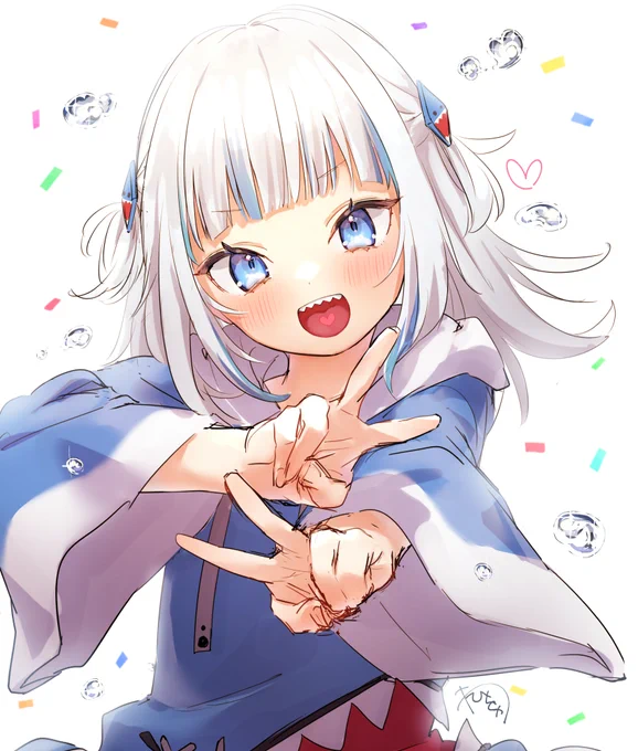 遅れちゃったけど、ぐらちゃん200万人おめでとー!🥳🥳
#gawrgura #gawrt 