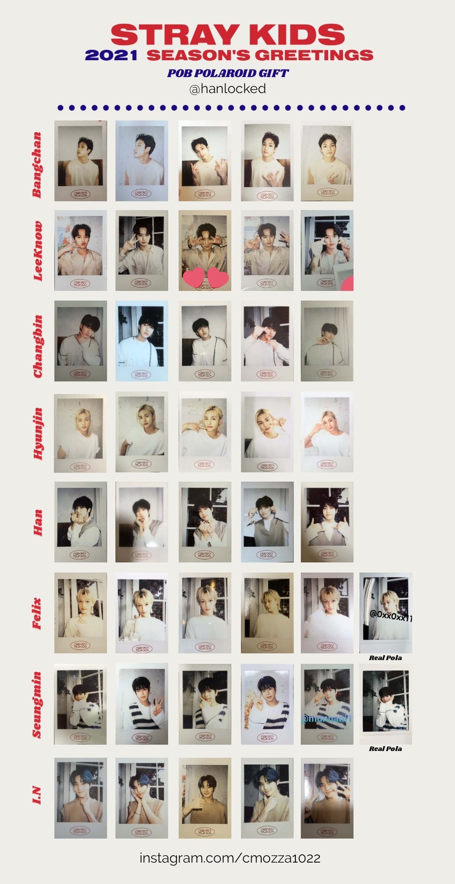 straykids ポラロイド フィリックスセット