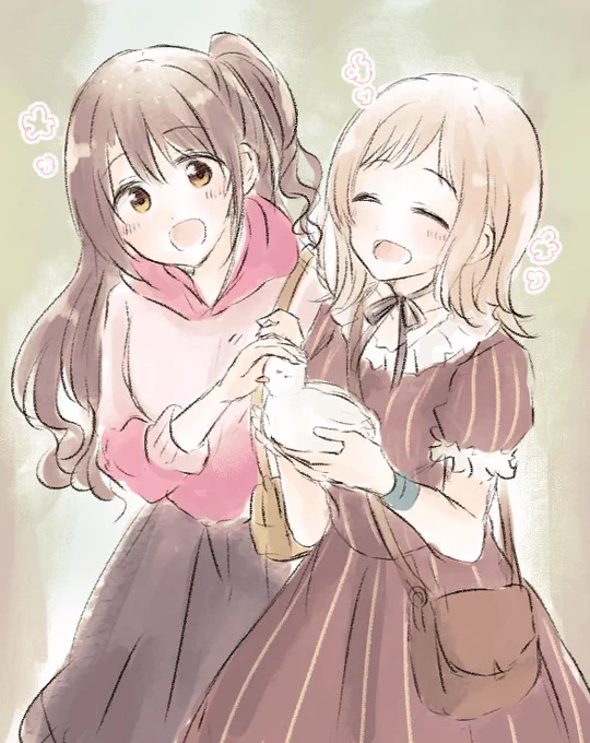 卯月と真乃…ポプマスOPありがとう…… 