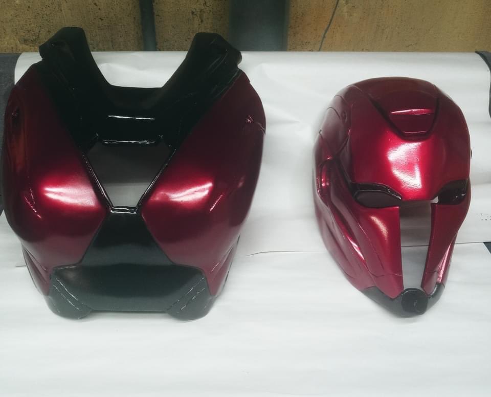 Wicked_Studios_'s tweet photo. Some progress being made today 🎨Ironmando woman helmet and chest piece 🥳 #staywicked #ironmando #cosplay #cosplayersofinstagram  #cosplaygirl #costume @comic_con @marvel @MarvelStudios https://t.co/R0YySyLixN