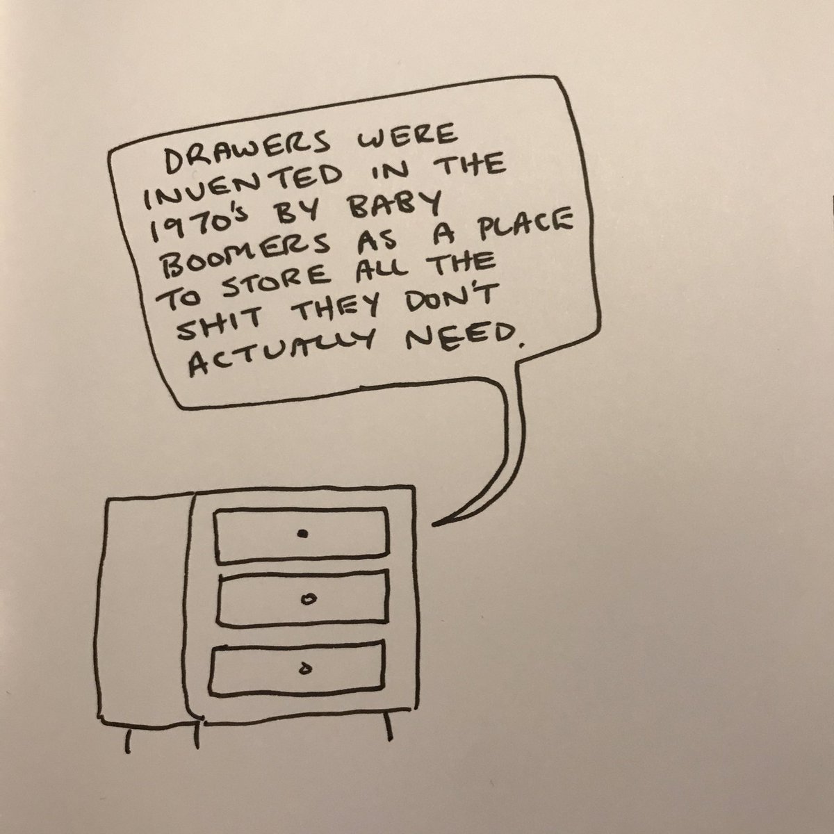 chazhutton's tweet image. ‘Drawers’