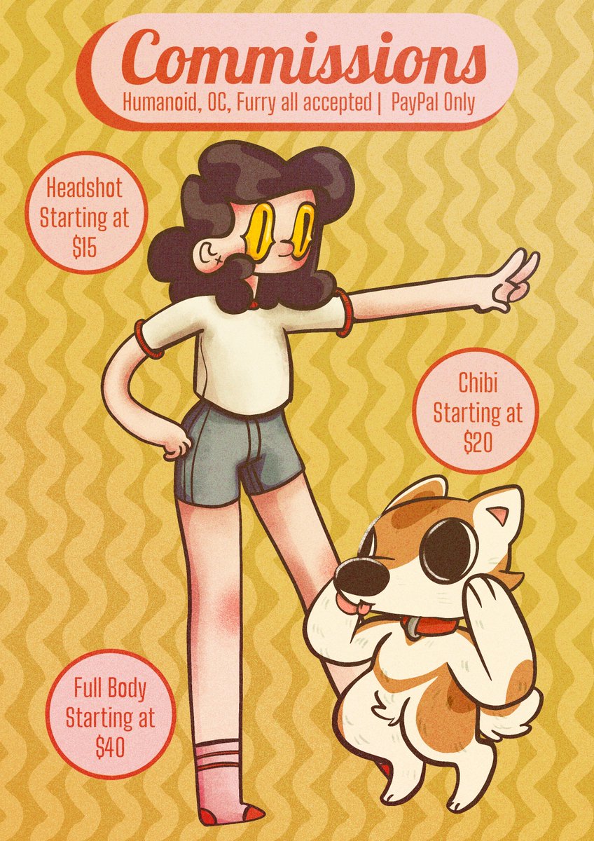 FauxYellow's tweet photo. I’m SAJ! I’m a freelance illustrator and I’m working on making merch but for now I’m open for commissions.

✉️ HelloFauxYellow@gmail.com
🪐 https://t.co/bK4FngAVz1
💸 https://t.co/AJlxkpcODU https://t.co/nH6CXSnAJY