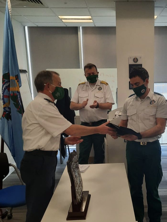NationalAmbula1's tweet photo. Congrats to all from class’ PD02 (Ballinasloe) &amp; PD03 (Dublin) for completing their first year of their #ParamedicHonoursDegree with @AmbulanceNAS &amp; @UCCEMMED @NasDirector @MacartanH @shaneknox1 @PeopleofHSE https://t.co/KbO96TBNSy