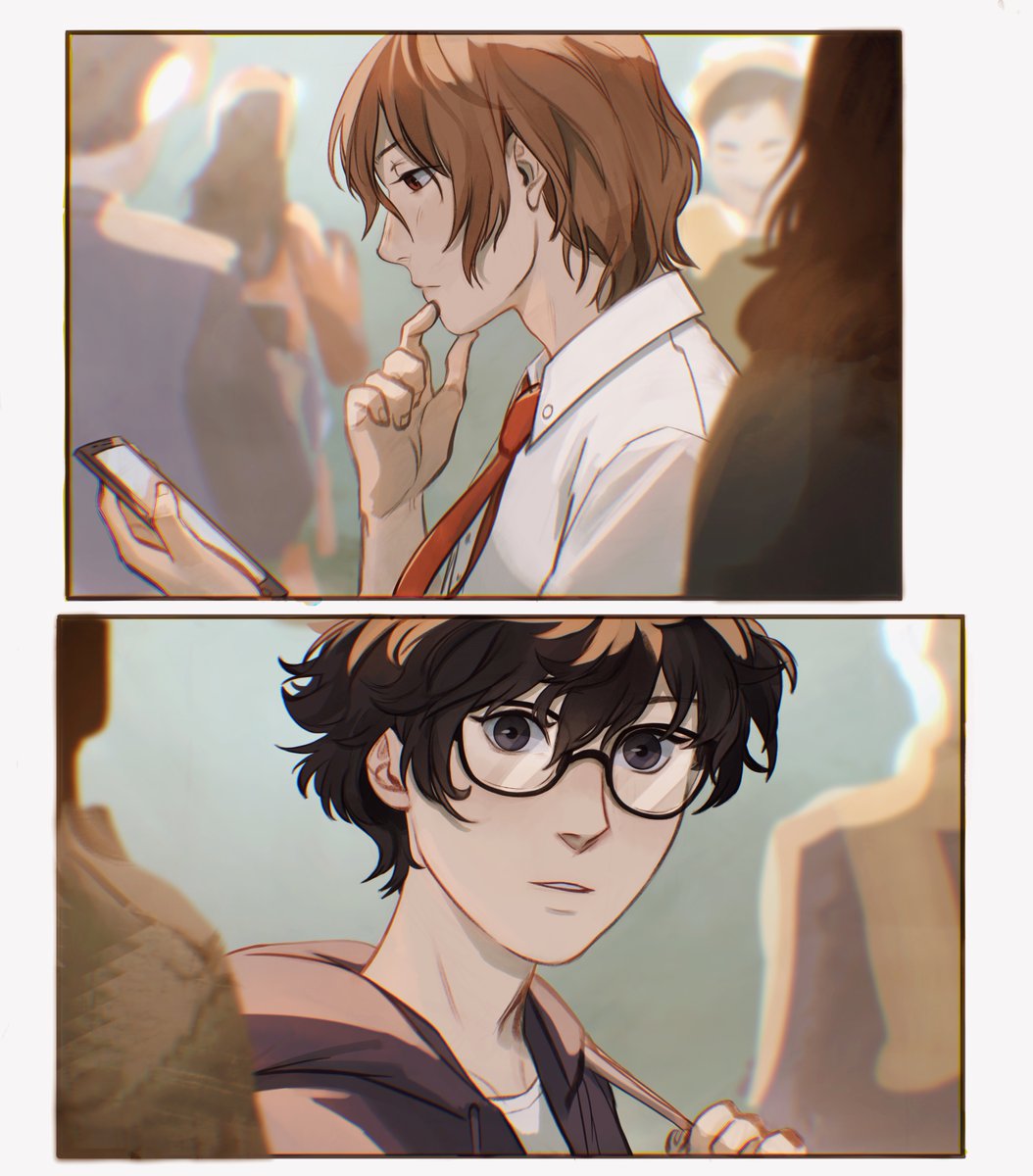 face in the crowd

#postp5rtrueending #persona5 #akechigoro #kurusuakira #shuake #akeshu #p5r #art 