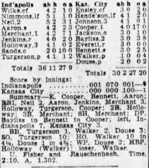 ad_wilson's tweet image. Earliest mention of Hank Aaron in the @DMRegister is June 7, 1952, when he and the Indianapolis Clowns played the Kansas City Monarchs in a Negro League game at Pioneer Memorial Stadium in Des Moines.