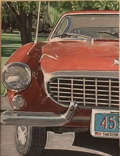 Congratulations to Grace Katsekes for earning a 
<a href="/artandwriting/">Scholastic Art & Writing Awards</a>
 Gold Key for her painting, “Viva la Volvo”.