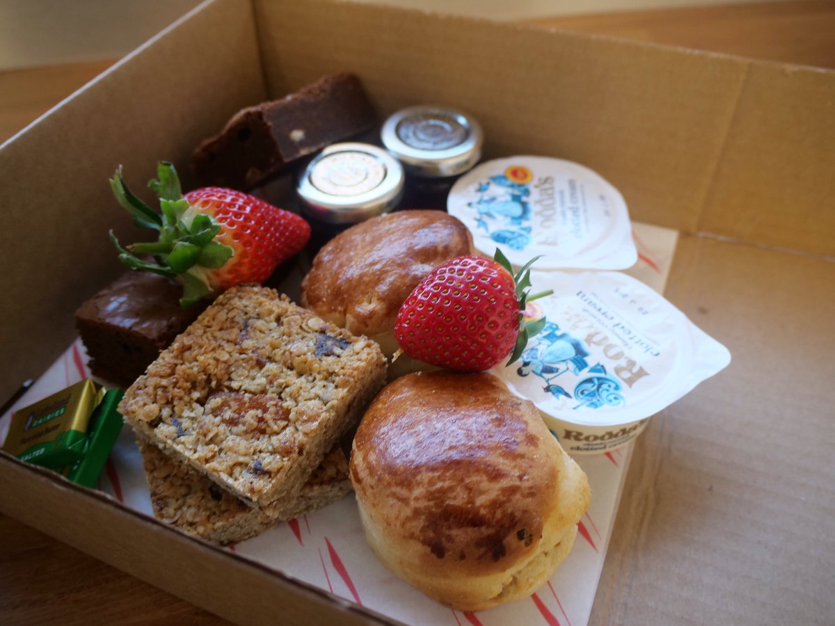 RachAlsKitchen's tweet photo. The first of this years #ploughmans #ploughmanslunch #sharingbox heading out today ... this one had additional #puddings #cakes in a separate box ... https://t.co/SgQ8eM0cXF