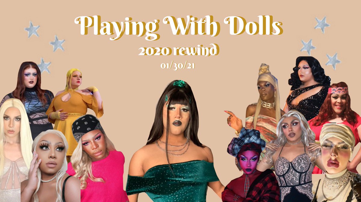 anyways playing with dolls in 8 days #drag #dragshow #RPDR