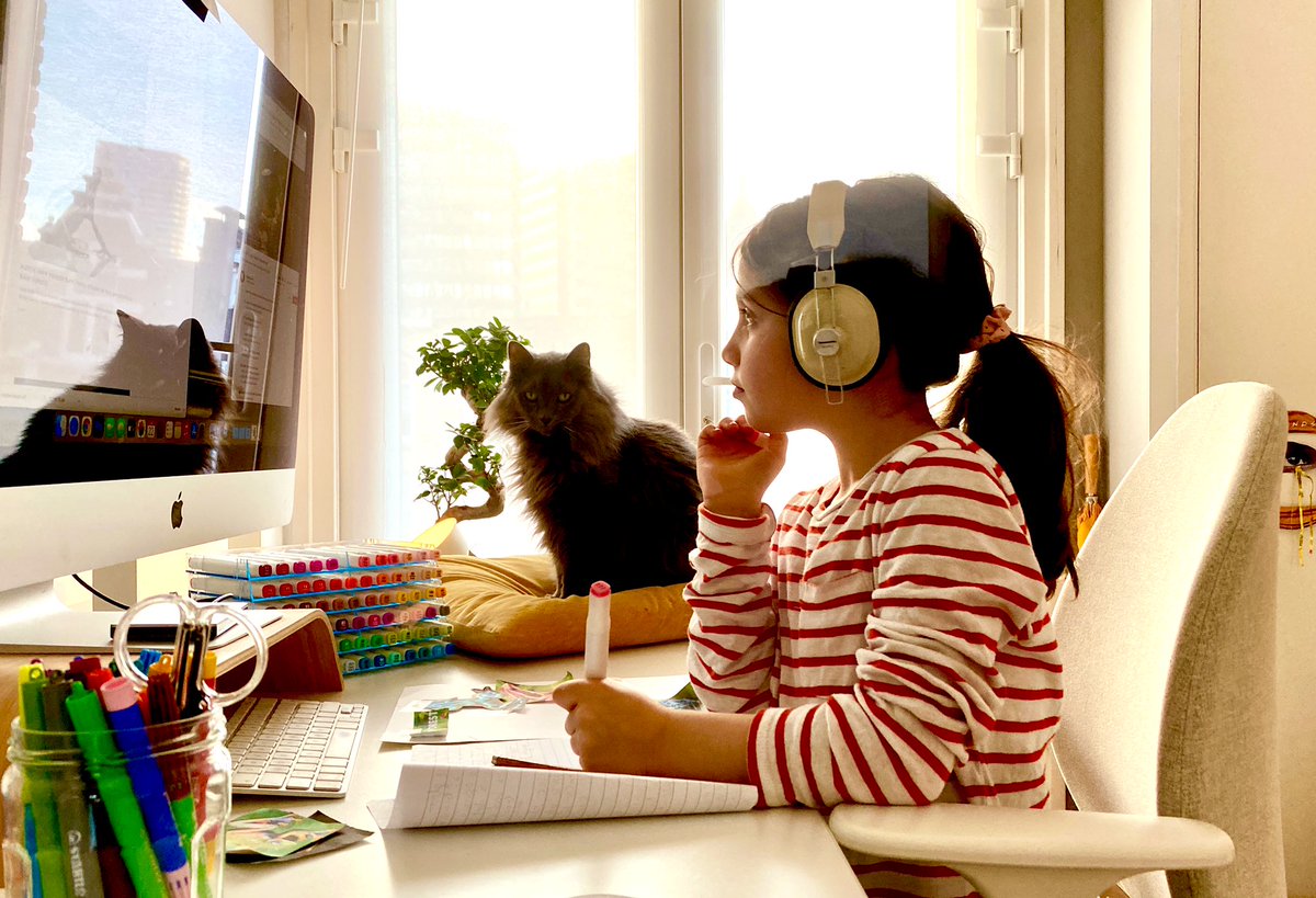 visual_living's tweet photo. My very own #studygirl Inspired by  @ChilledCow #LofiHipHop #Netherlands.  And #homeschooling  inspired by @BSNJSV https://t.co/I0kBPtpDJu