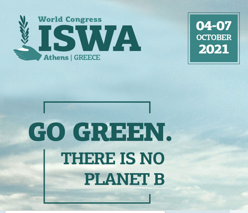 ISWA World Congress 2021 | Call for Abstracts

“From waste management to a circular economy –the road ahead”

DEADLINE: 31st JANUARY 2021

bit.ly/39V1jdB
