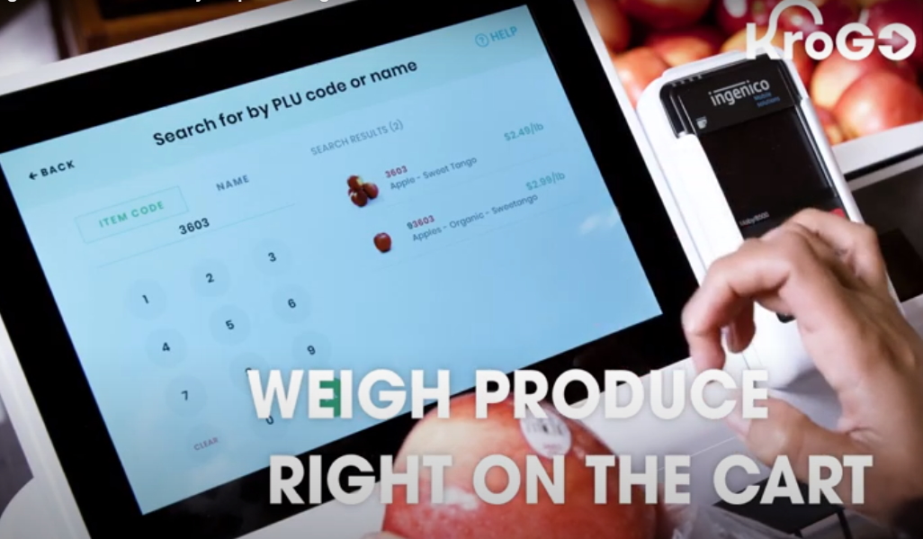 Le distributeur américain <a href="/kroger/">Kroger</a> a adopté le chariot connecté de <a href="/Caper/">ČÓ few 😷</a>. Le service s’appelle KroGO est permet aux clients de scanner leurs produits au fil des achats et de payer directement sur la tablette du chariot sans passer en caisse. republik-retail.fr/fr/preview/art…