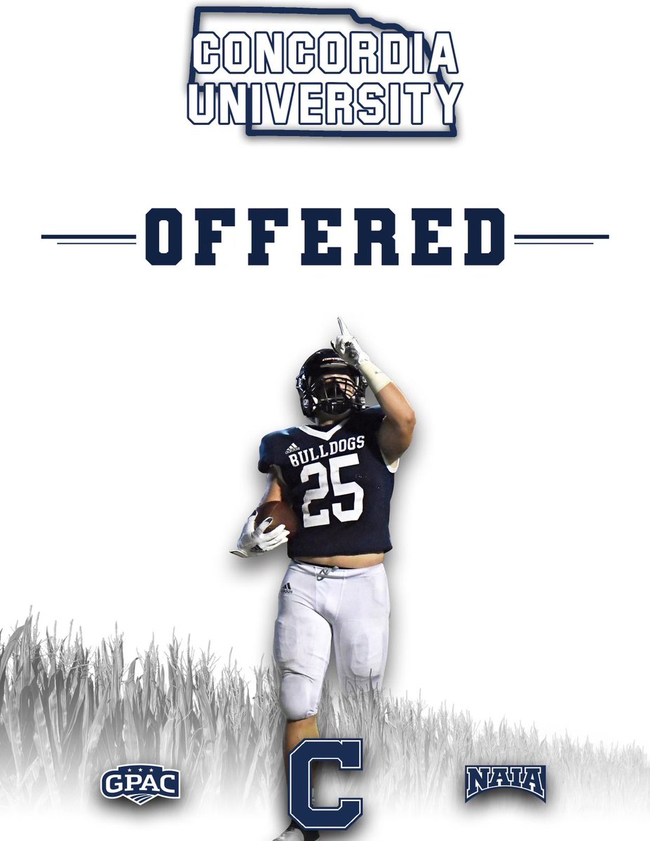 niewolny_caden's tweet photo. Blessed to Receive another Offer from Concordia University! https://t.co/4iKx5iJSoN