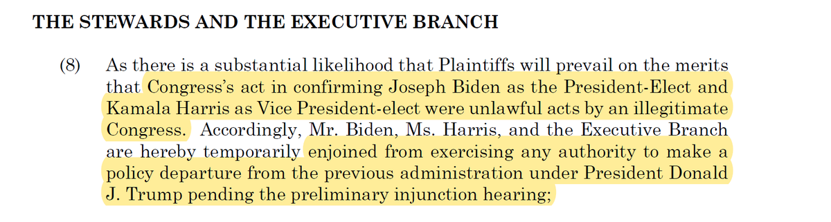 Also not addressing the question of whether a new Congress would have the ability to do anything other than confirm the election of Biden and Harris, which is kind of fun.