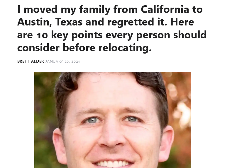 Narrator: "Austin also regretted it"