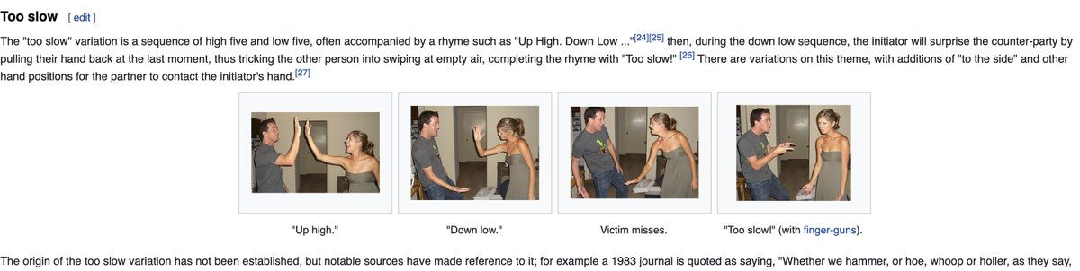rodger's tweet image. if you ever need to cheer up, remember that no matter how badly things are going for you, you're not the person depicted in the Wikipedia image for "down low/too slow"
