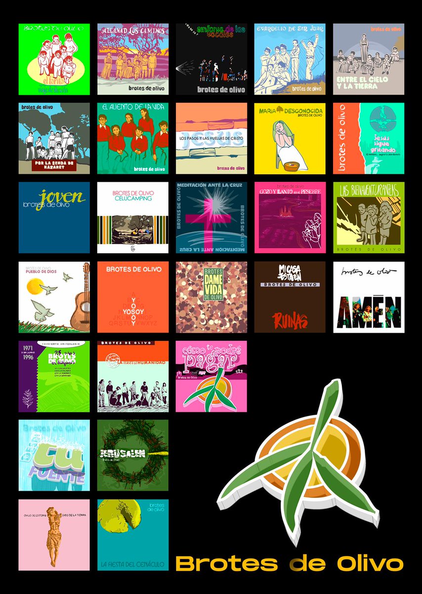 Hoy, día 22 de Enero, el Evangelio de Marcos nos llama por nuestro nombre. Brotes de Olivo, en cada uno de sus discos, diciendo su nombre, nos habla de que ha cumplido y cumple su misión. Pongamos nombre a cada experiencia que los discos han aportado a nuestra vida.